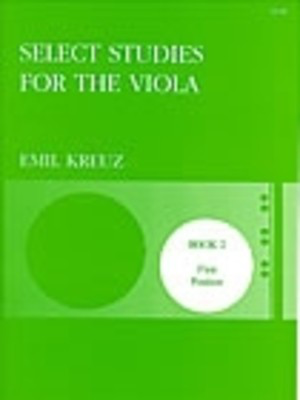 Selected Studies Bk 2 First Position - Emil Kreuz - Viola Stainer & Bell Viola Solo