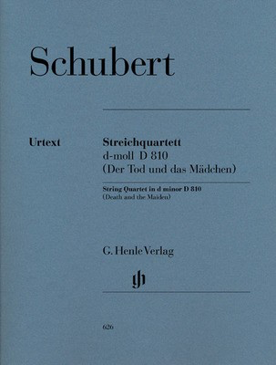 String Quartet D minor D810 - Franz Schubert - Viola|Cello|Violin G. Henle Verlag String Quartet Parts