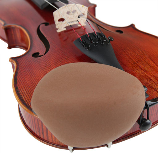 Strad Pad Standard Chin Comforter for Violin and Fractional Violas Brown