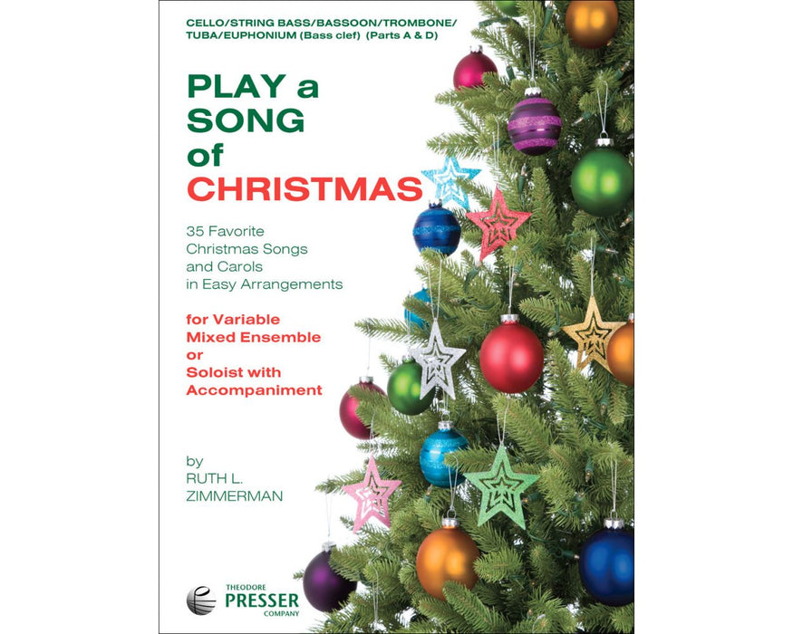 Play a Song of Christmas - Ensemble Cello Parts A & D Presser 416-41027