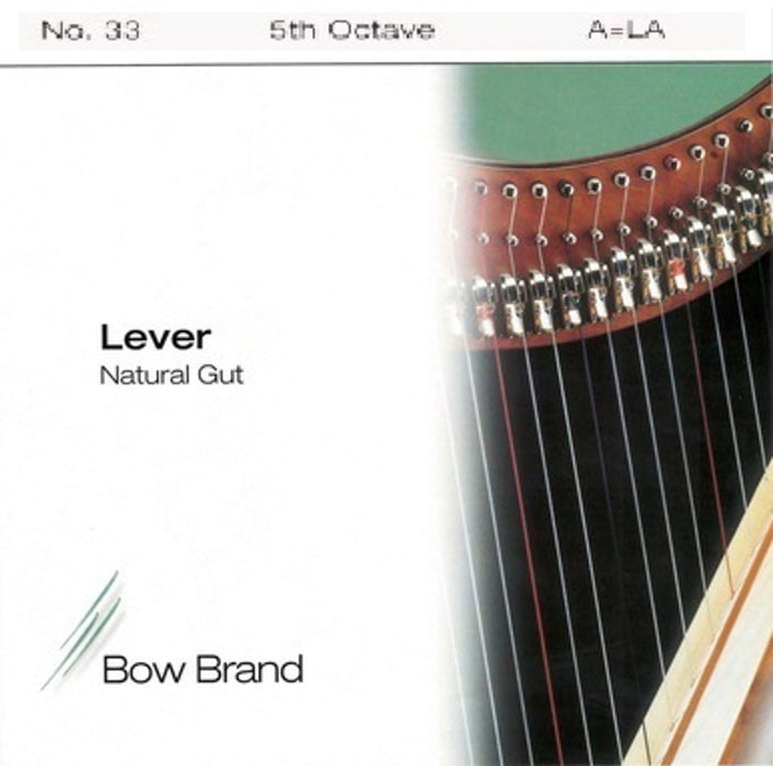 Bow Brand Natural Gut - Lever Harp String, Octave 5, Single A