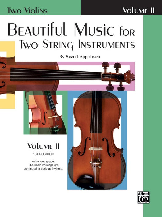Beautiful Music for Two String Instruments Volume 2 - Violin Duet Alfred EL01324