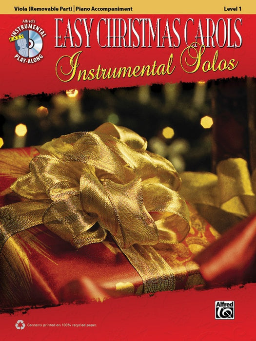 Easy Christmas Carols Instrumental Solos - Viola/CD Alfred 38775