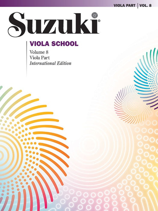Suzuki Viola School Book/Volume 8 - Viola Book Only, No CD International Edition Summy Birchard 34440