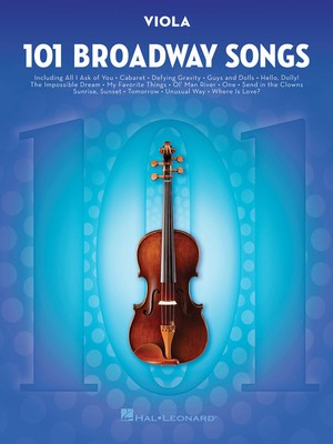 101 Broadway Songs for Viola - Various - Viola Hal Leonard