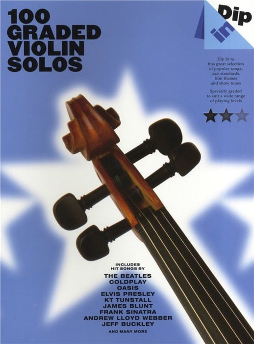 Dip In: 100 Graded Violin Solos - Violin Solo Wise AM992156
