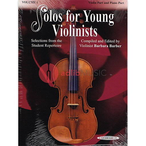 Solos for Young Violinists Volume 1 - Violin/Piano Accompaniment edited by Barber 988
