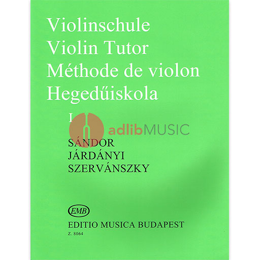 Violin Method Volume 1 - Violin by Sandor EMB Z8064