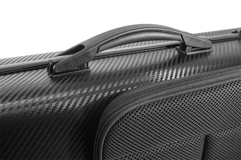 Viola Case - Kreisler PC Oblong Adjustable, Braided Black