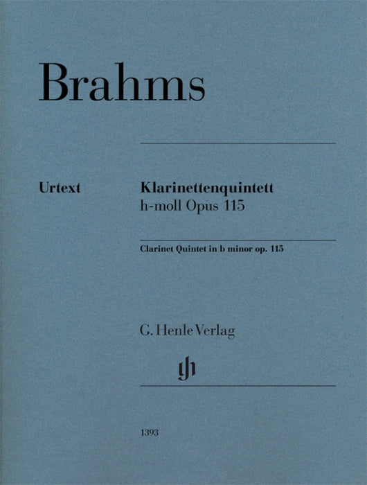 Brahms - Clarinet Quintet in Bmin Op115 - Clarinet Quintet Henle HN1393