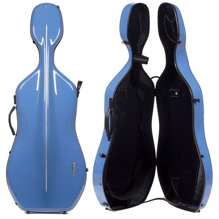 GEWA Air 3.9 Cello Case Blue Gloss 4/4