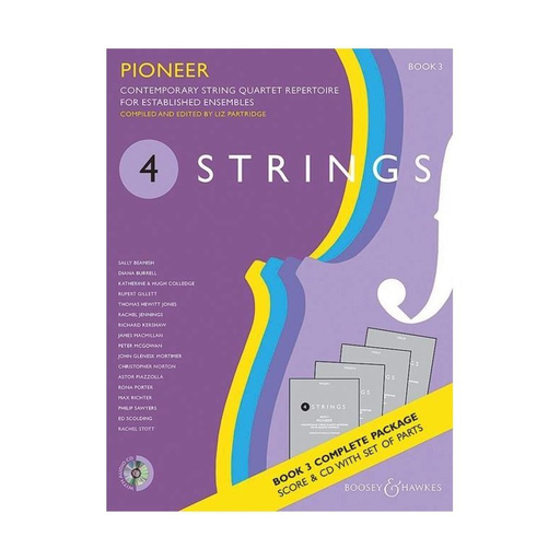 Pioneer Book 3 - String Quartet Score/Parts edited by Partridge Boosey & Hawkes M060133770