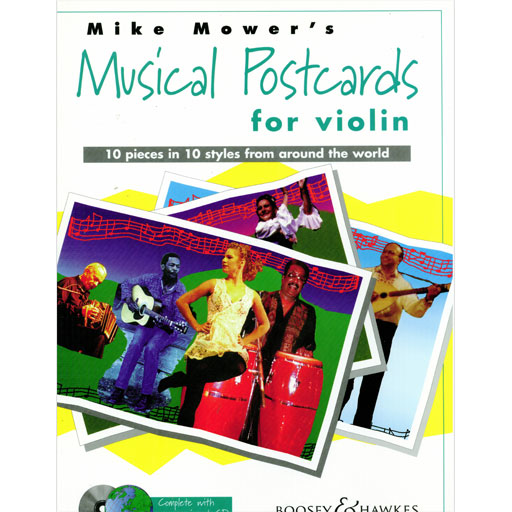 Musical Postcards - Violin/CD/Piano Accompaniment edited by Mower M060105845