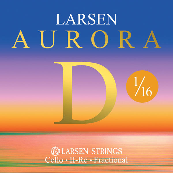 Larsen Aurora Cello D String 1/16 Size