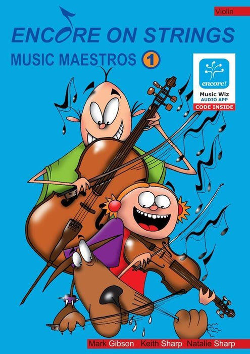 Encore On Strings Music Maestros Violin Bk1 Book/OA