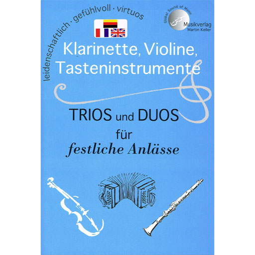 Trios and Duos for Festive Occasions - Clarinet/Violin/Piano Accompaniment arranged by Martin Keller MVK171707