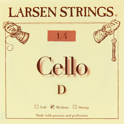 Larsen Cello D String 1/4 Size