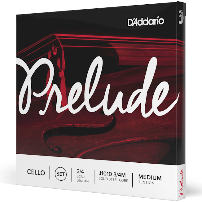 D'Addario Prelude Cello String Set Medium 3/4