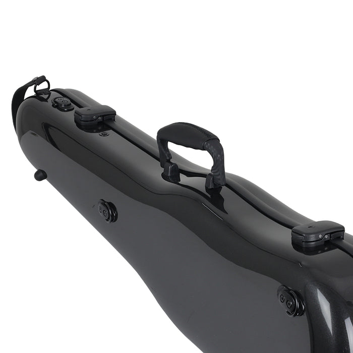 JML Carbon Fibre 1.5 Shaped Violin Case Black 4/4
