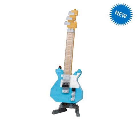 Nanoblock Electric Guitar Pastel Blue