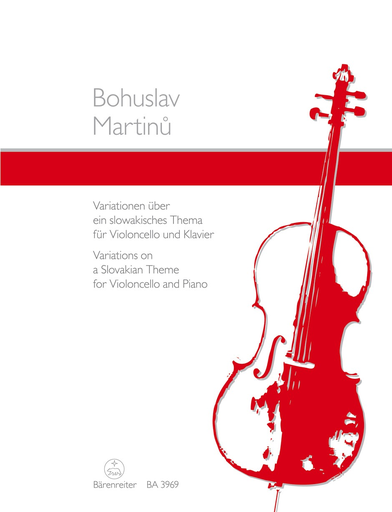 Martinu - Variations on a Slovakian Theme - Cello Barenreiter BA3969