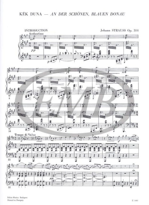 Strauss - Album - Violin/Piano Accompaniment EMB Z3481