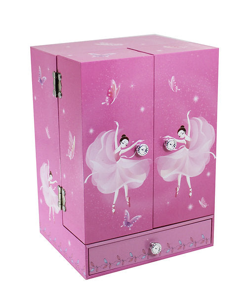 Musical Ballerina and Butterfly Jewellery Wardrobe