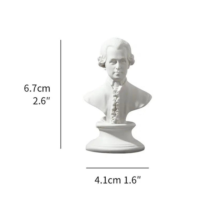 Miniature Busts of Composers Mozart