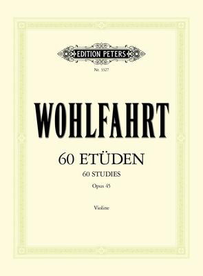 Wohlfahrt - 60 Studies Op45 Complete - Violin Peters P3327