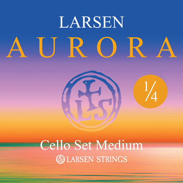 Larsen Aurora Cello String Set 1/4 Size
