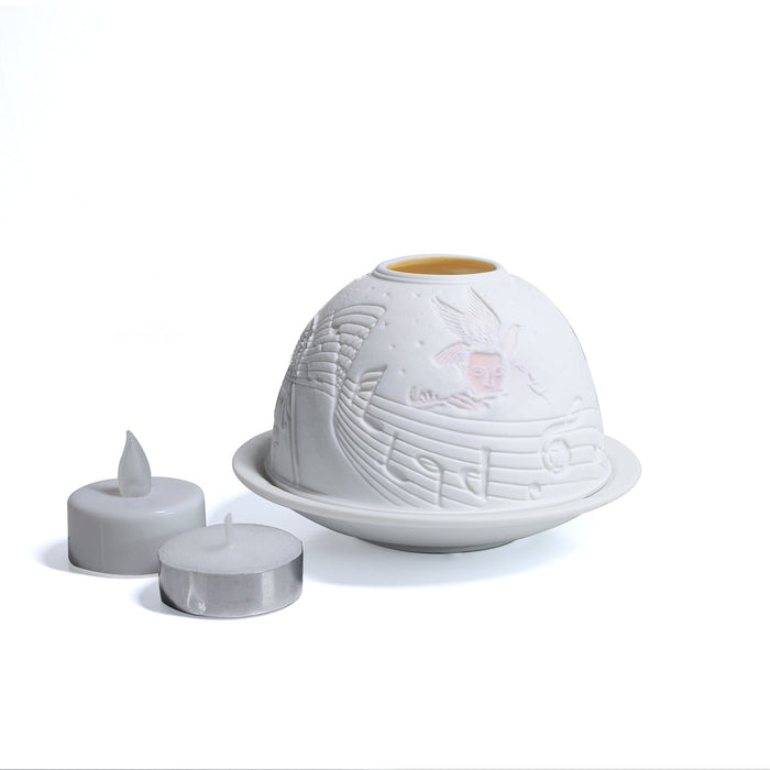 White Tealight Mozart