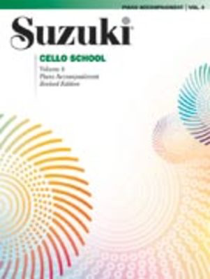Suzuki Cello School Book/Volume 4 - Piano Accompaniment International Edition Summy Birchard 0269S