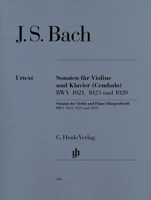 Sonatas 3 Vln/Pno - Johann Sebastian Bach - Violin G. Henle Verlag