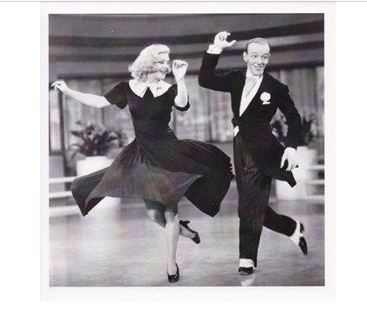 Greeting Card Fred Astaire and Ginger Rogers