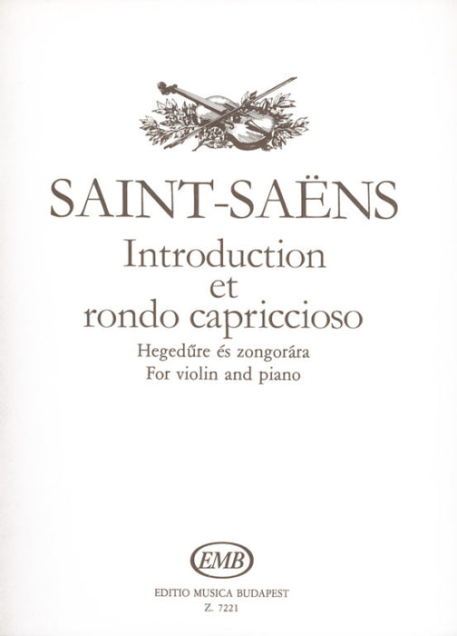 Saint Saens - Introduction & Rondo Capriccioso Op28 - Violin EMB Z7221