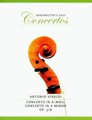 Vivaldi Concerto in A Minor Op 3 No 6 Violin/Piano