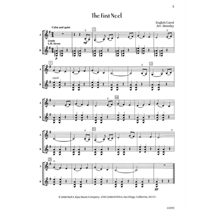 HOLIDAYS EXTRAORDINAIRE! VIOLIN BAKER MONDAY & MCALLISTER KJOS