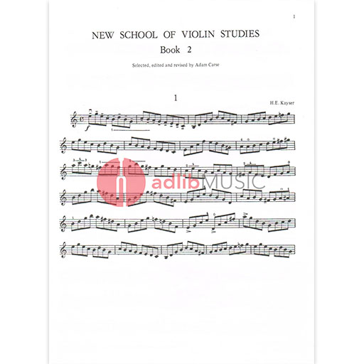 Carse - New School of Violin Studies Book 2 - Violin Stainer & Bell 5642B
