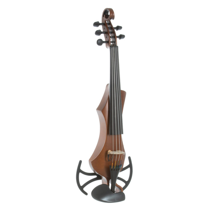 GEWA Novita 3.0 Electric Violin 5-String with Universal Adaptor Gold-Brown