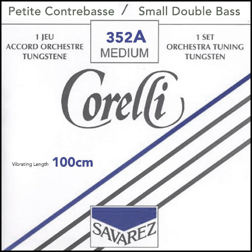 Corelli Double Bass D String Medium 1/2