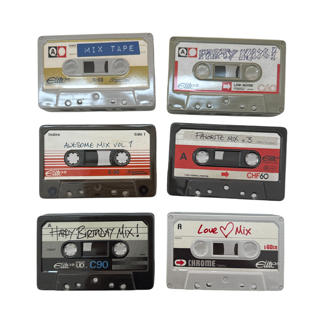 Tin Box Cassette Shape Love Mix!