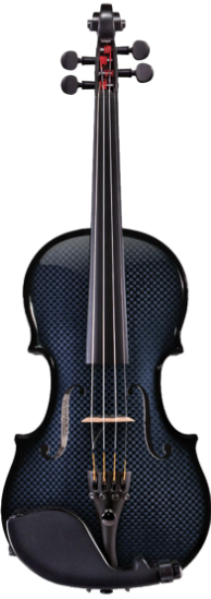 Glasser Carbon Composite Electric Acoustic Violin 4 String Blue