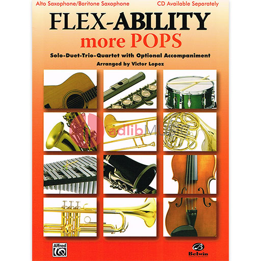 Flexability More Pops Alto Sax / Baritone Sax - Various - Alfred Music