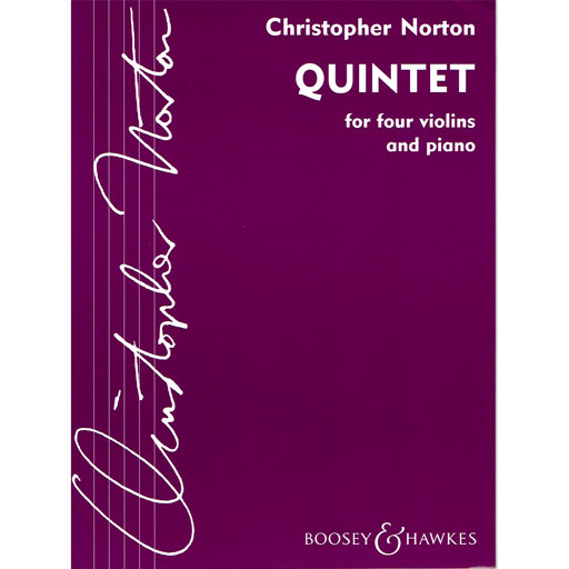 Norton - Quintet - 4 Violins/Piano Boosey & Hawkes M060114250