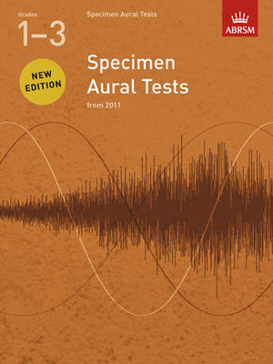 Specimen Aural Tests, Grades 1-3 - new edition from 2011 - ABRSM - ABRSM
