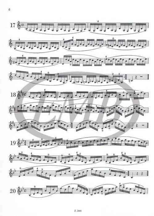 Bloch - Finger Exercises Op16 - Violin Solo EMB Z2441