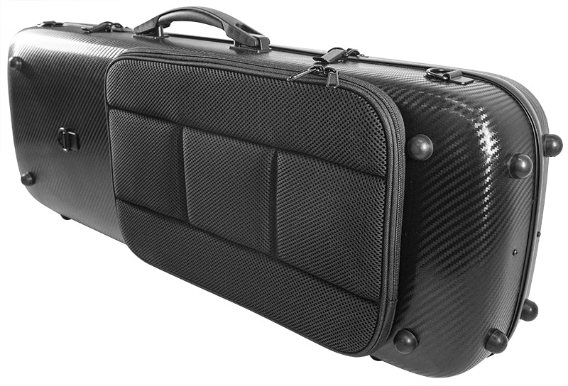 Viola Case - Kreisler PC Oblong Adjustable, Braided Black