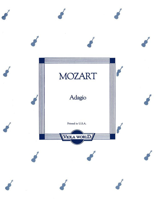 Mozart - Adagio K261 - Viola/Piano Accompaniment arranged by Arnold Viola World VWP000026