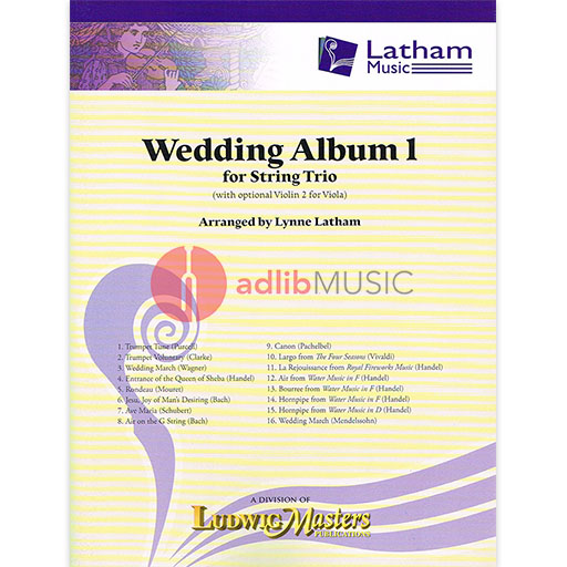 Wedding Album Book 1 - String Trio arranged by Latham 702144