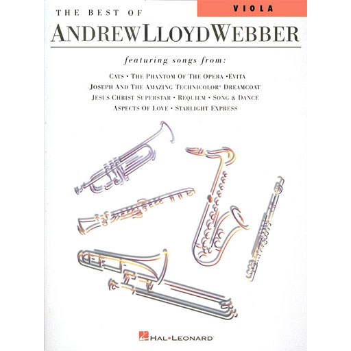 Best of Andrew Lloyd Webber - Viola Solo Hal Leonard 849032